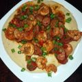 izzy's cooksnap of when they made BP's N'Orleans Shrimp n Grits.