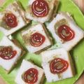 Sandhya Parihar का कुकस्नैप जब उन्होंने सैण्डविच बाइट्स (sandwich bites recipe in hindi) बनाया था।