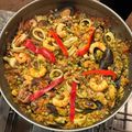 El cooksnap de Cranky I cuando hizo Paella de mariscos.
