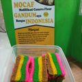 Cooksnap dari Bunda Asy Syifa untuk resep Bolu Rainbow Kukus Satu Telur