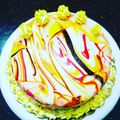 Alpa Pandya's cooksnap of when they made માર્બલ કેક.
