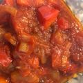 El cooksnap de Widy Domenech cuando hizo Sanfaina catalana.