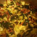 honeybunz's cooksnap of when they made Smothered Cabbage and Collard Greens.