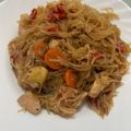 El cooksnap de Ana D cuando hizo Fideos chinos con pollo y verduras.