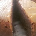 El cooksnap de Patty López cuando hizo Pastel de chocobanano o torta de guineo con chocolate.
