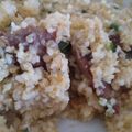 El cooksnap de Iara Jaime cuando hizo Trigo guisado con carne.