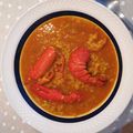 El cooksnap de giorgio cuando hizo Arroz caldoso con bogavante.