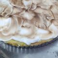 El cooksnap de clarisa Sassani cuando hizo Lemon pie.
