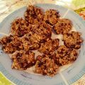 Anna Szilágyi Cooksnap-ja, amikor elkészítette a(z) Csokis-banános zabpelyhes keksz receptet.