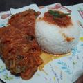 El cooksnap de Vicky Gonzalez cuando hizo Pollo a la portuguesa.