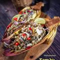 Cooksnap Salina Jalaludin semasa beliau membuat Kerabu jantung pisang 😁👍.