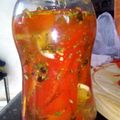El cooksnap de Daniela Velazquez cuando hizo Pimientos o morrones cocidos para conservar.