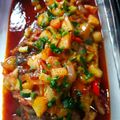 Cooksnap FZ Adzlin semasa beliau membuat Ikan Siakap Masam Manis.