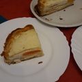 EszterD Cooksnap-ja, amikor elkészítette a(z) Ham and eggs palacsinta torta receptet.