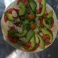 El cooksnap de Laura cuando hizo Pizza con base de fajitas.