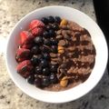 El cooksnap de Florencia Soledad Bustamante Venialgo cuando hizo Porridge de avena con chocolate.