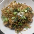 Tony Rowan's cooksnap of when they made Egg Noodles With Chicken & Greens.