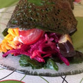 El cooksnap de Cris🌱 cuando hizo Crepes de espinaca y harina integral.