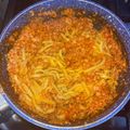 El cooksnap de Abril Hernández cuando hizo Boloñesa vegetariana.