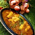 Reeta Sahu का कुकस्नैप जब उन्होंने ढाबे वाली मटर पनीर और तवा पुलाव (Dhabe Wala Matar Paneer and Tav बनाया था।