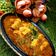 Reeta Sahu का कुकस्नैप जब उन्होंने ढाबे वाली मटर पनीर और तवा पुलाव (Dhabe Wala Matar Paneer and Tav बनाया था।