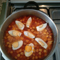 El cooksnap de Pili Santos cuando hizo Garbanzos con Bacalao.