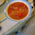 El cooksnap de Genaro De La Torre cuando hizo Arroz caldoso de bogavante.