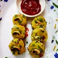 Divya Konduri's cooksnap of when they made Corn tikki.