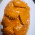 El cooksnap de Pepe Corradini cuando hizo Filetes de lomo de cerdo en salsa de pimientos del piquillo.