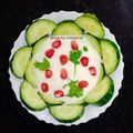 Mamta Pandya's cooksnap of when they made દાડમ અને કાકડી નુ રાઇતું (Pomegranate Cucumber Raita Recipe In Gujarati).