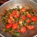 Lavlie Yadav का कुकस्नैप जब उन्होंने मसाला भिन्डी (Masala Bhindi recipe in hindi) बनाया था।