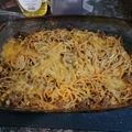 dan gotter's cooksnap of when they made Maw Maws Spaghetti Pie Casserole.