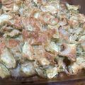 El cooksnap de Hernan Diego Martin cuando hizo Scarpaccia de zucchini.