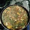 El cooksnap de Maribel Sanchez cuando hizo Tortilla de acelga y queso.