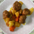El cooksnap de Zaira cuando hizo Albóndigas con salsa de soja.