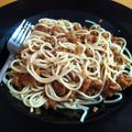 Cooksnap από Χρυσή στη συνταγή Τα πιο νόστιμα μακαρόνια με κιμά σόγιας!