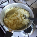 El cooksnap de Fatima Fernandez cuando hizo Puré de papas Maggi.