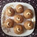 Rekha Vora's cooksnap of when they made ચુરમાં ના લાડું (Churma ladu in gujrati).