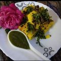 Sushma Manoj Kumar's cooksnap of when they made Instant Dhokla.