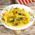 Cooksnap Ain Mohd Kitchen semasa beliau membuat Gulai Lemak Ayam Belimbing Buluh.