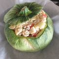 il Caterina Cippone quando ha preparato Zucchine tonde ripiene di orzo
