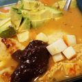 El cooksnap de Gloria Emma cuando hizo Caldo tlalpeño al chipotle.