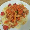 รูป Cooksnap ของ PpairRy SheZa เมื่อเขาทำ สปาเก็ตตี้ผัดซอสมะเขือเทศ