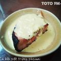 Cooksnap của Mika NaNa khi họ làm theo món CÁ HỒI SỐT TRỨNG PHÔ MAI (blw)