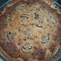 El cooksnap de Susana cuando hizo Quiche de champiñones y bacon.