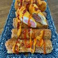 Cooksnap Cempaka Putih semasa beliau membuat Roti Gulung Sosej.