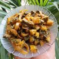 Mukti Bhargava का कुकस्नैप जब उन्होंने करेले की भुर्जी (karele ki bhurji recipe in Hindi) बनाया था।