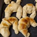 El cooksnap de Cintia Miranda cuando hizo Medialunas de manteca.