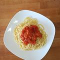Cooksnap από Fawe στη συνταγή Μακαρόνια με κόκκινη σάλτσα γρήγορη και εύκολη!!!