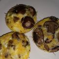Sophia's cooksnap of when they made Ham, egg and cheese muffins!.
